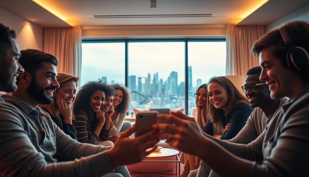 Engajamento em vídeos curtos